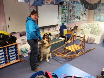 Miss Penny at School behaving herself!