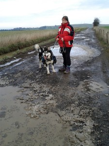 Sampson and Natalie on a 10 mile backpack